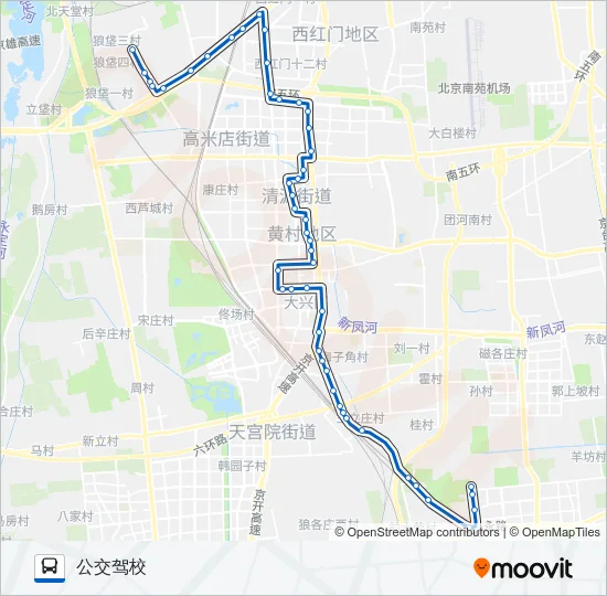 兴14 Bus Line Map