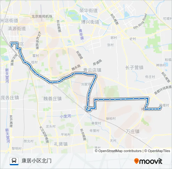 兴17 Bus Line Map