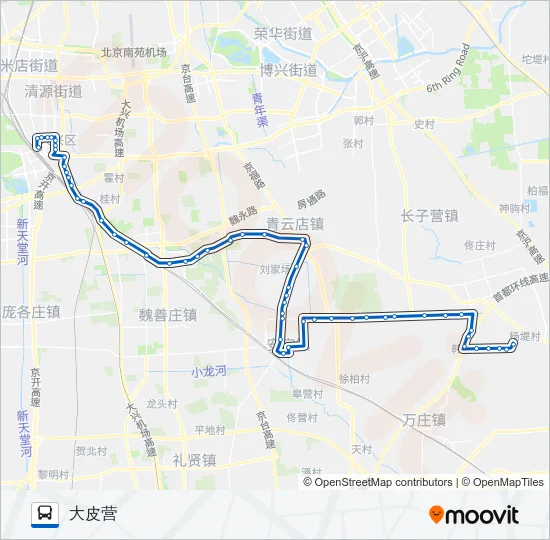 兴17 Bus Line Map
