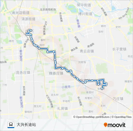 兴18 Bus Line Map