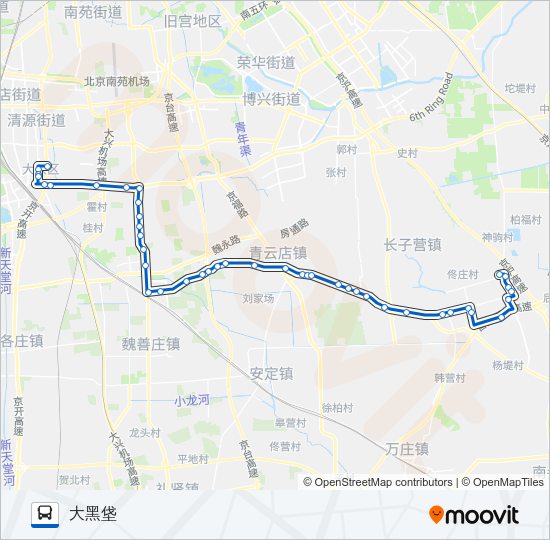 公交兴20路的线路图