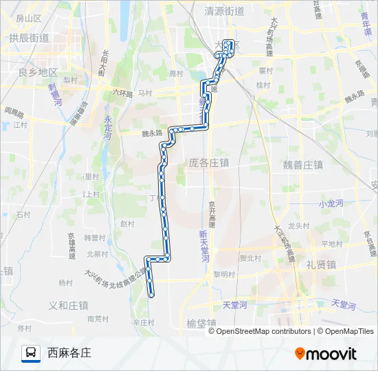 兴21 Bus Line Map