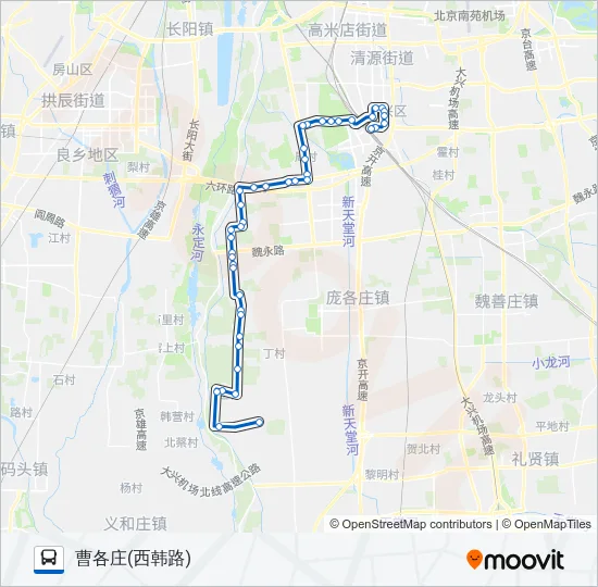 兴22 Bus Line Map