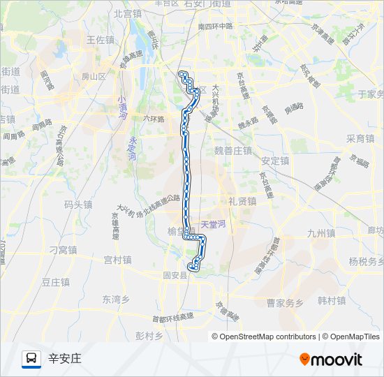公交兴28路的线路图