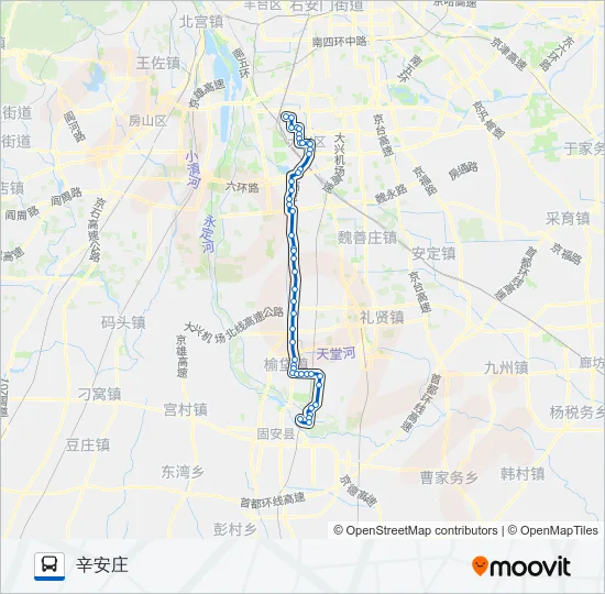 兴28 Bus Line Map