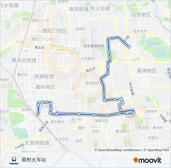 公交兴29路的线路图