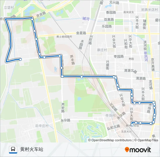 兴33 Bus Line Map