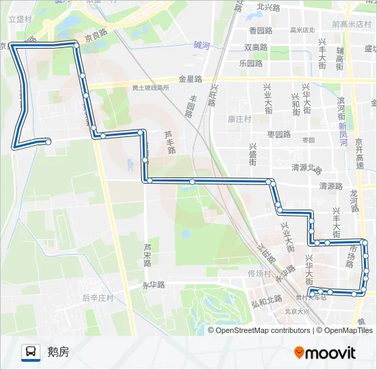 兴33 Bus Line Map