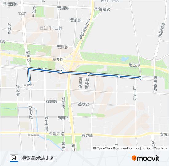 兴34 bus Line Map
