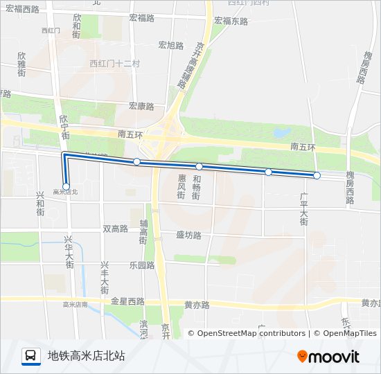 兴34 bus Line Map