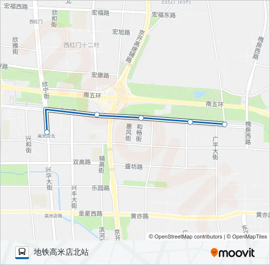 兴34 Bus Line Map