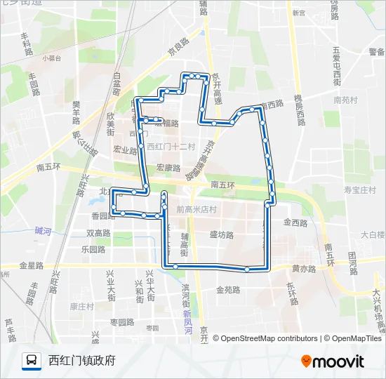 兴40 Bus Line Map
