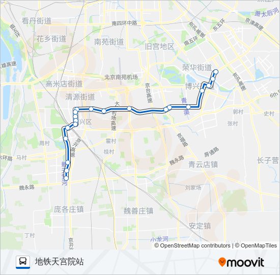公交兴48路的线路图