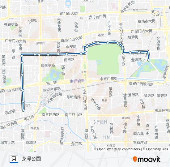 公交夜11路的线路图