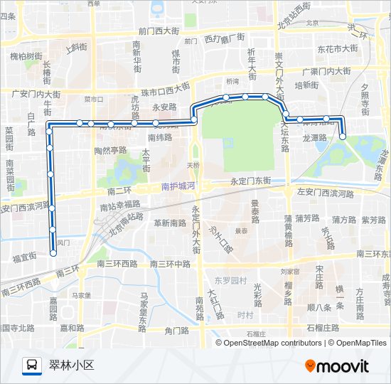 夜11 bus Line Map