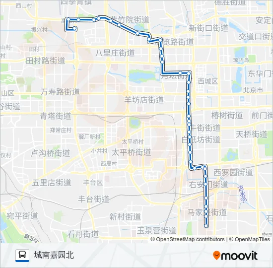 夜12 Bus Line Map