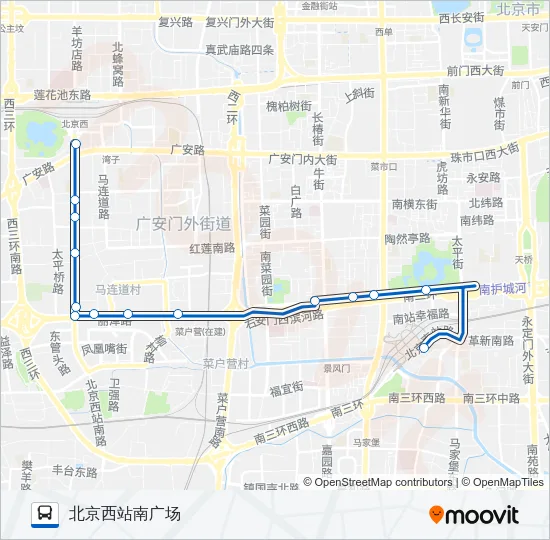 夜15 Bus Line Map
