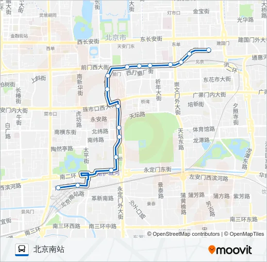 夜17 Bus Line Map