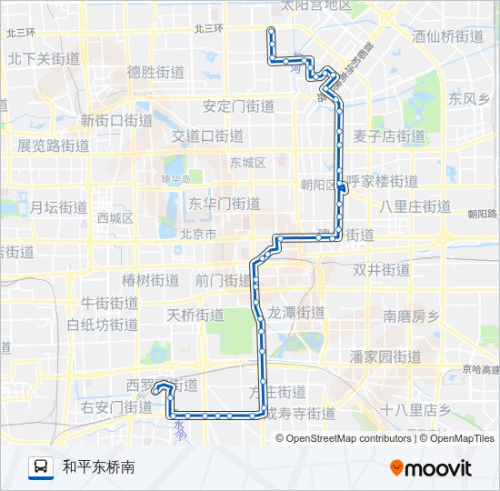 公交夜24路的线路图