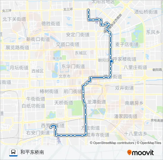 夜24 Bus Line Map