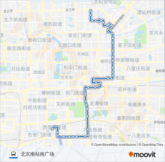 公交夜24路的線路圖