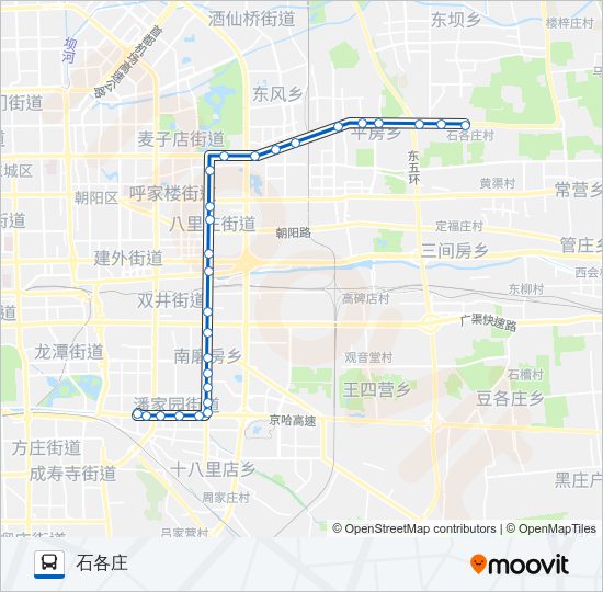 公交夜25路的线路图