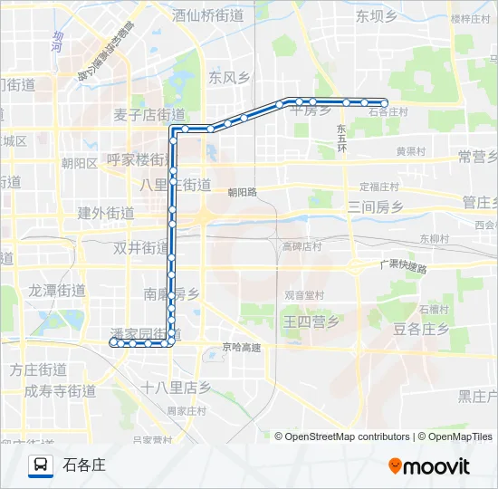 夜25 Bus Line Map