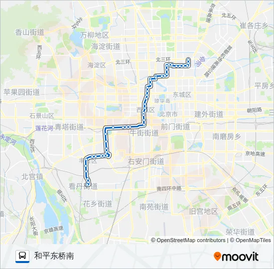 夜36 Bus Line Map
