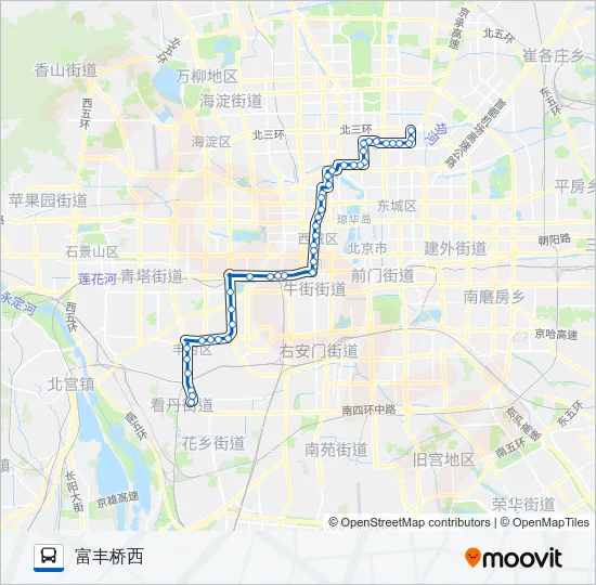 夜36 Bus Line Map