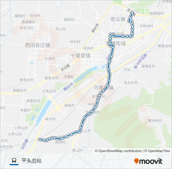 密10 Bus Line Map