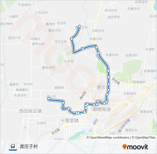 密11 Bus Line Map