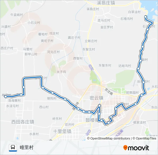 密12 Bus Line Map