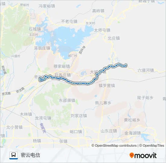 密16 Bus Line Map
