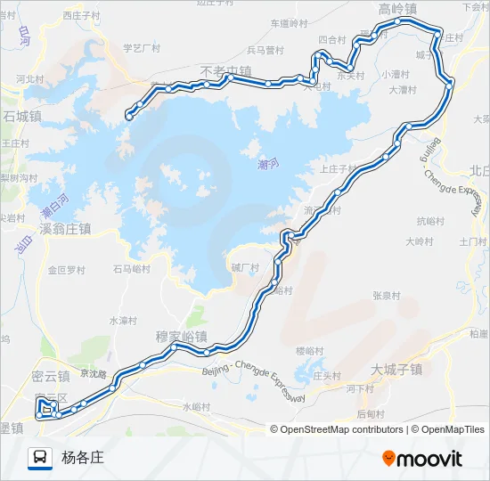 密20 Bus Line Map