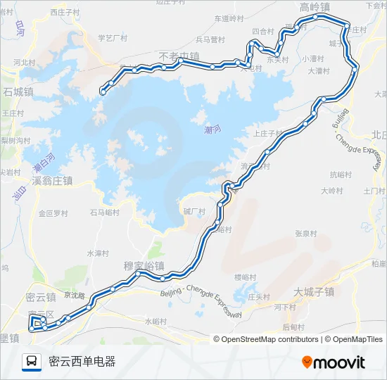 密20 Bus Line Map