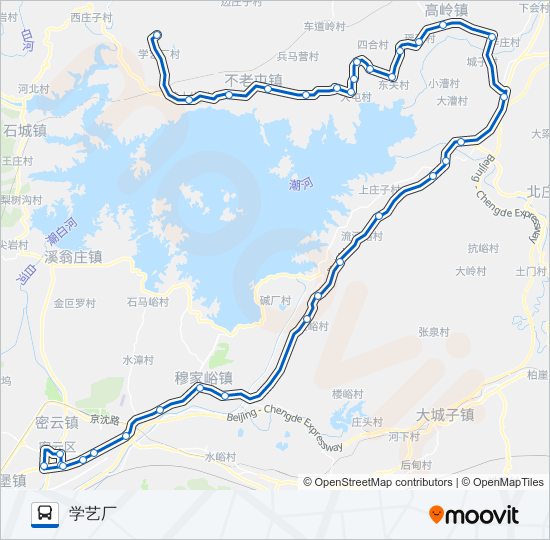 密21 bus Line Map