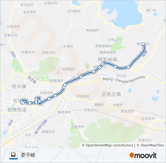密22 bus Line Map