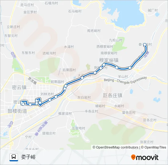 密22 Bus Line Map