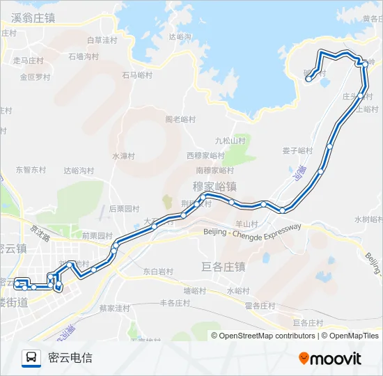 密23 Bus Line Map