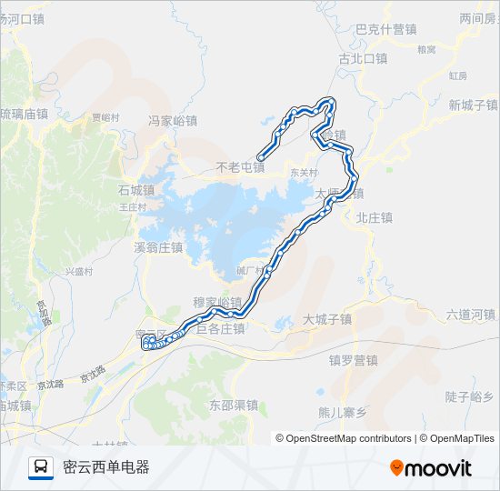 密26 bus Line Map