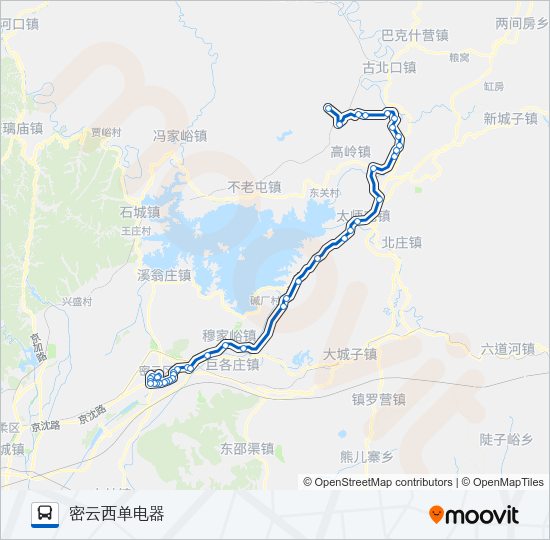 密29 bus Line Map