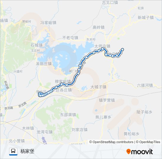 密33 Bus Line Map