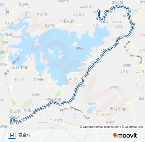 密34 Bus Line Map