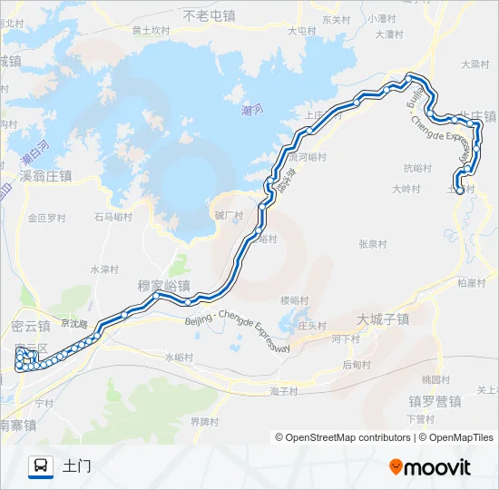 密35 Bus Line Map