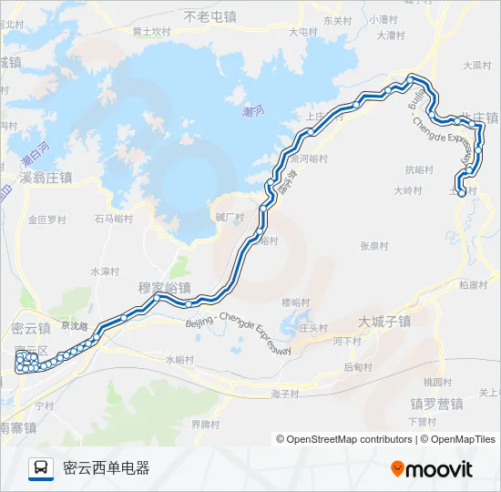 密35 Bus Line Map