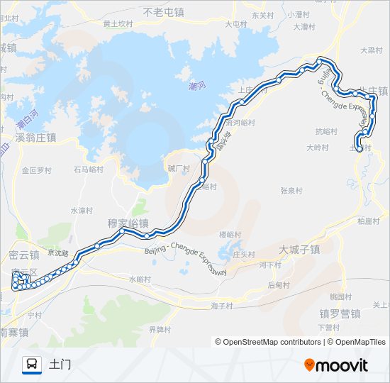 密35 bus Line Map