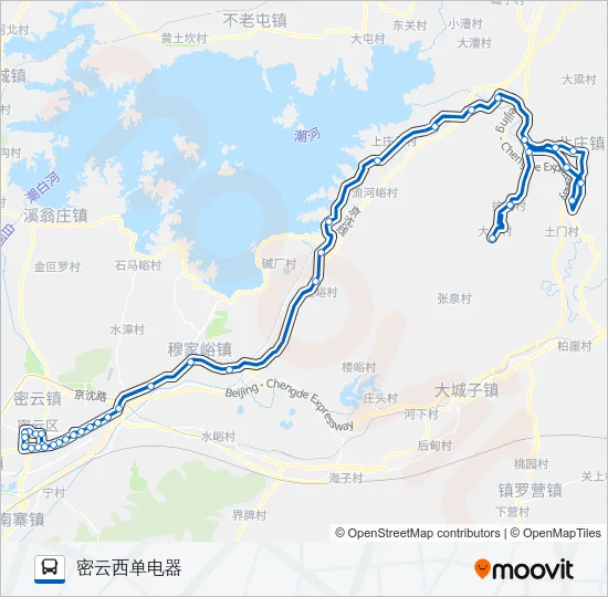 密36 Bus Line Map