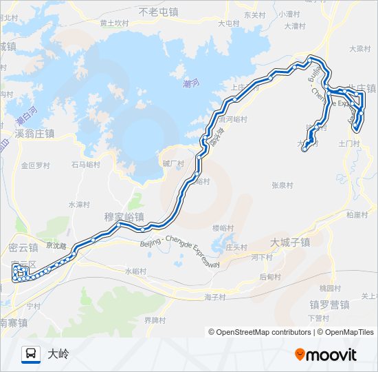 密36 bus Line Map