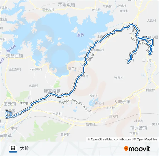 密36 Bus Line Map
