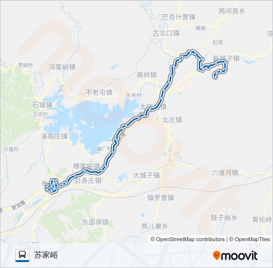 密50 bus Line Map